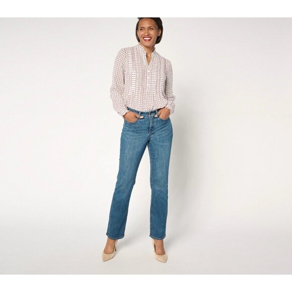 NYdJ Ellison Straight Leg Jeans‎ Cool Embrace Size 28W Presidio A657998 - Picture 3 of 6